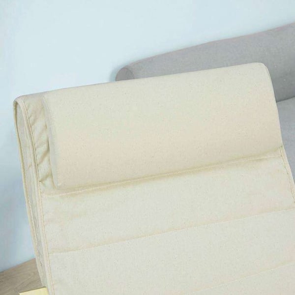 Keinutuoli, Istuinkorkeus 40 cm, Istuinsyvyys 49 cm, Beige