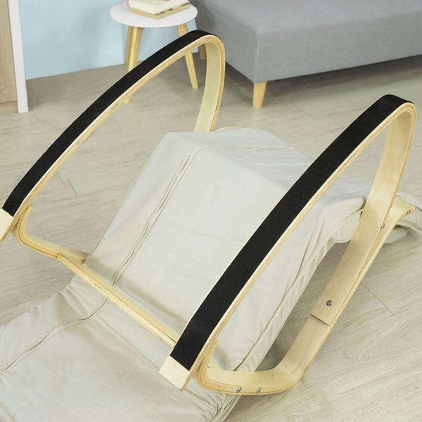 Keinutuoli, Istuinkorkeus 40 cm, Istuinsyvyys 49 cm, Beige