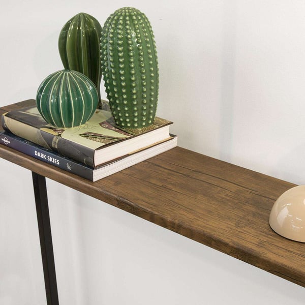 Sidobord, 120x20x80 cm, Brun