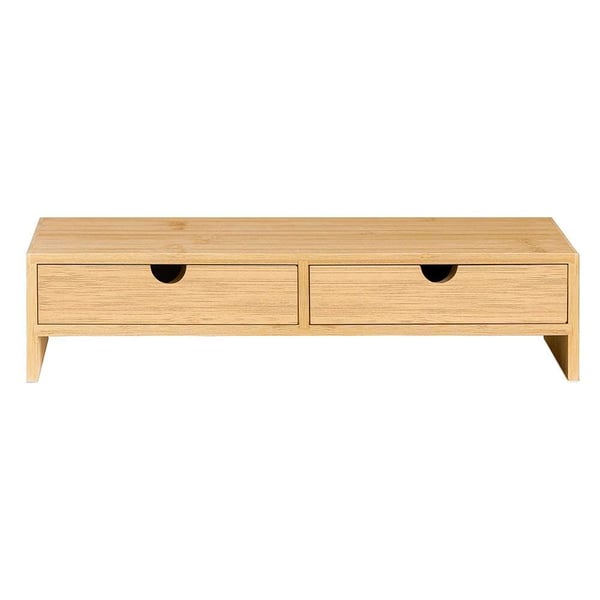 Monitorstativ, 47x18x11 cm, Natur