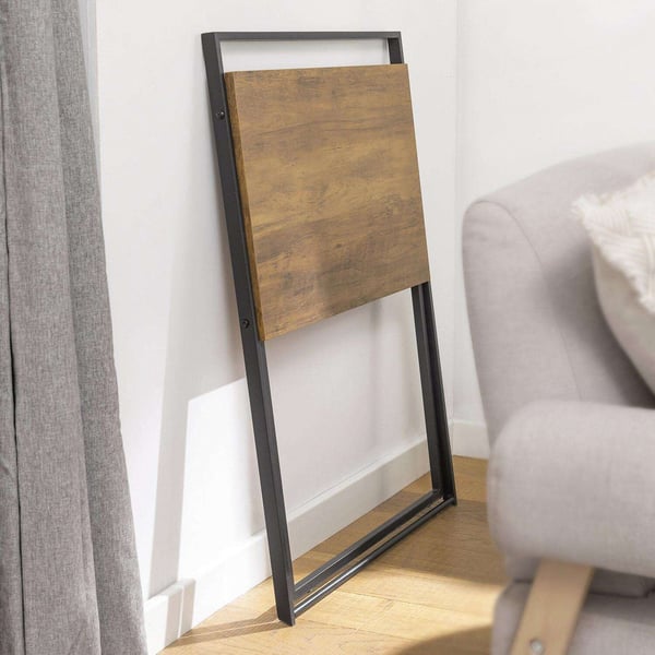 Foldbar Skrivebord, 63x45x77 cm, Hvid