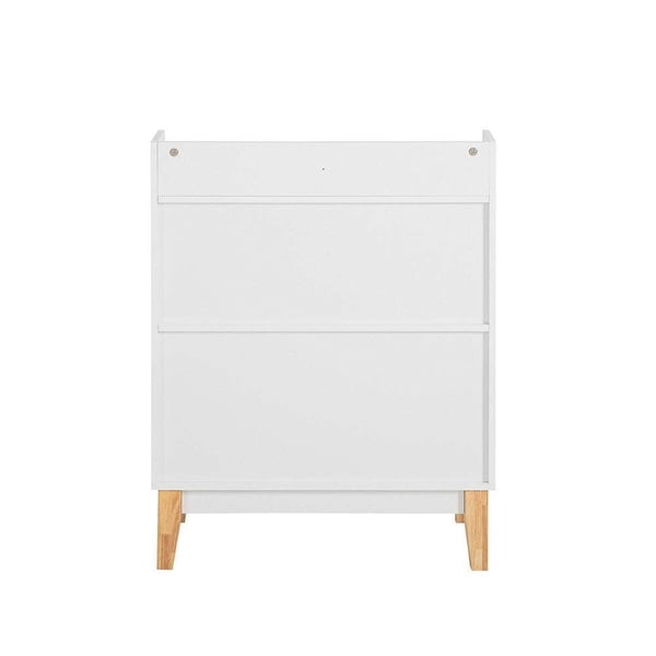 Bogreol, 60x25x80 cm, Hvid