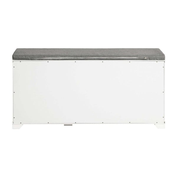 Skobänk, 90x24x46 cm, Vit