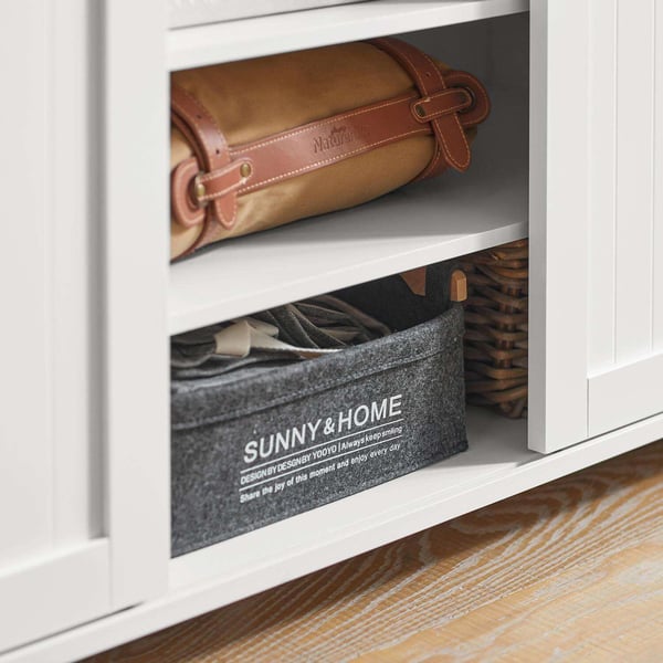 Display Skab, 104x35x93 cm, Hvid