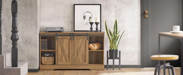 Åbent Skab, 120x40x70 cm, Sort