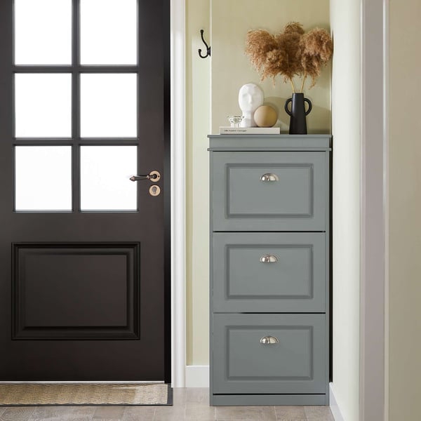 Sko Skab, FSR94-HG, 24x117x53 cm, Grøn