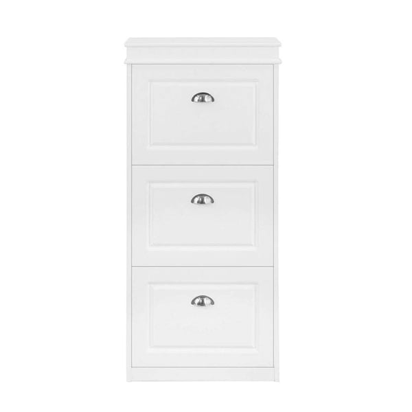 Sko Skab, FSR94-W, 24x117x53 cm, Hvid