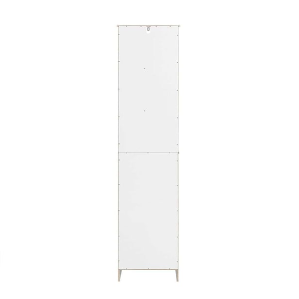 Højt Skab, 40x35x161 cm, Hvid