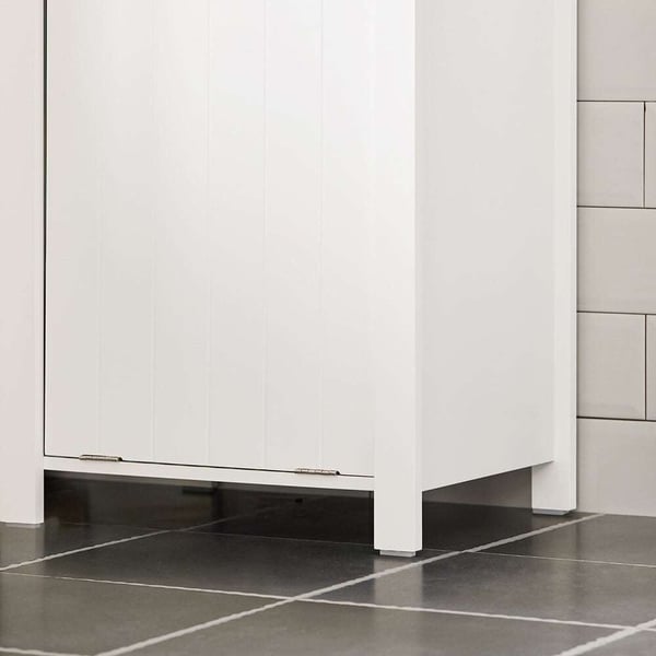 Opbevaringsskab, 43x34x171 cm, Hvid