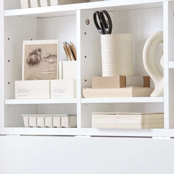 Foldbar Skrivebord, 90x60x78 cm, Hvid