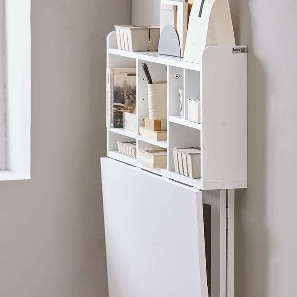 Foldbar Skrivebord, 90x60x78 cm, Hvid