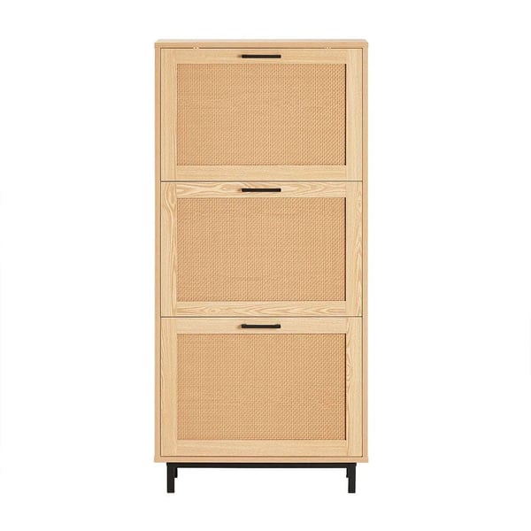 Sko Skab, FSR155-N, 60x24x127 cm, Brun Sko Skab, FSR155-N, 60x24x127 cm, Brun