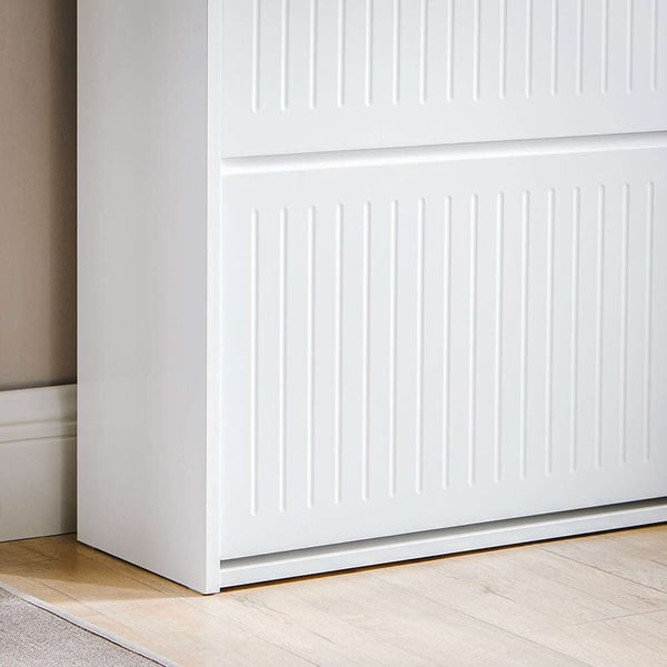 Skoskab, FSR165-W, 26x100x61 cm, Hvid