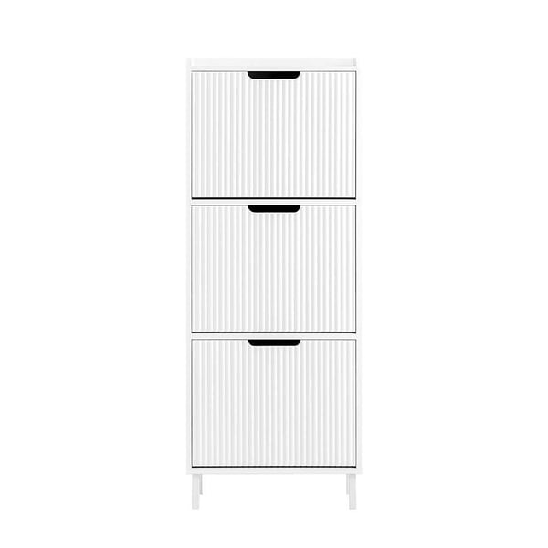 Sko Skab, FSR177-H-W, 50x19x130 cm, Hvid Sko Skab, FSR177-H-W, 50x19x130 cm, Hvid