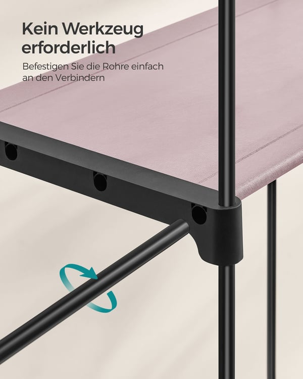 Garderob, 140x43x174 cm, Lavendel