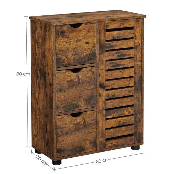 Baderomsskap, 60x30x80 cm, Brun Baderomsskap, 60x30x80 cm, Brun
