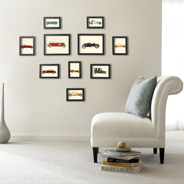 Bilderammer sett, 20x25 cm, 13x18 cm, 10x15 cm, Svart