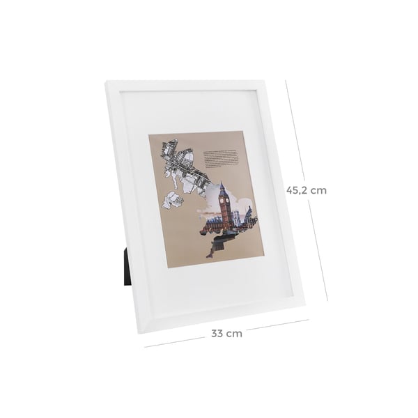 Fotoramme sett, 29,7x42 cm, Hvit