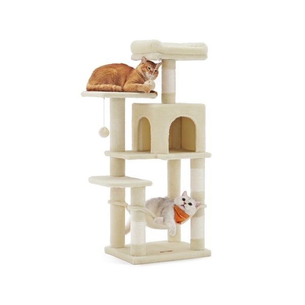 Kattträd, 45x35x112 cm, Beige
