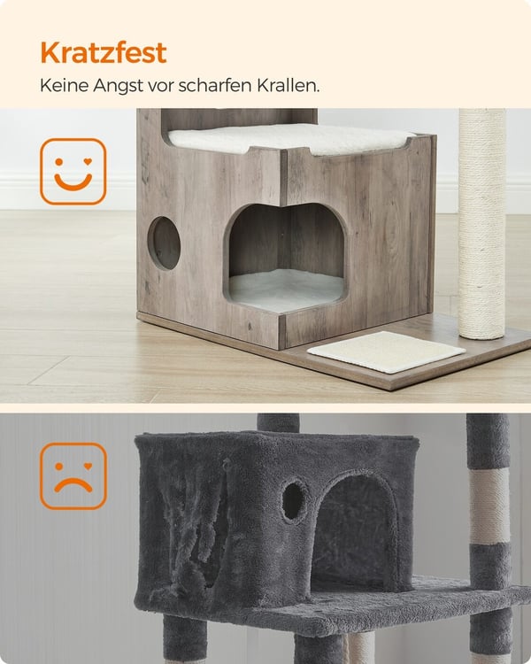 Katteklatrestativ, 66x40x86 cm, Greige