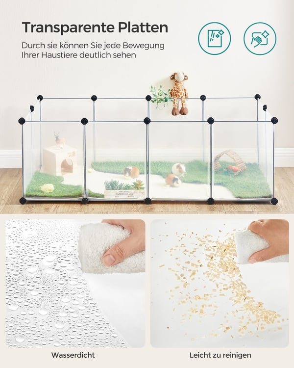 Hundlek, 143x73x46 cm, Transparent