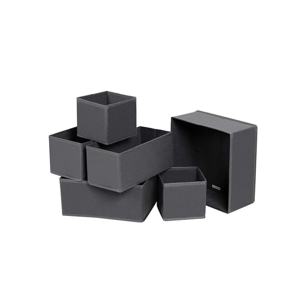 Oppbevaringsboks, 28x28x13 cm, 28x14x13 cm, 14x14x13 cm, Grå