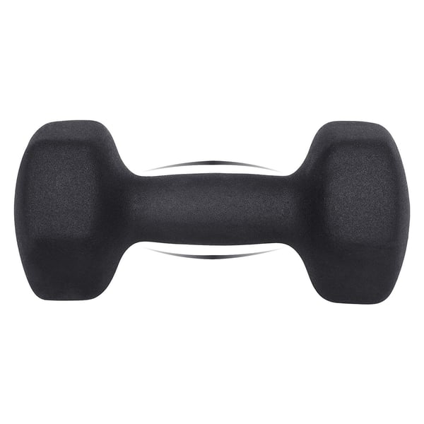 Håndvægte, 5 kg, mat belægning, sort