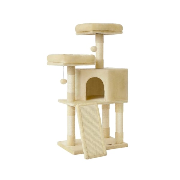Kattetræ, 50x35x115 cm, Beige
