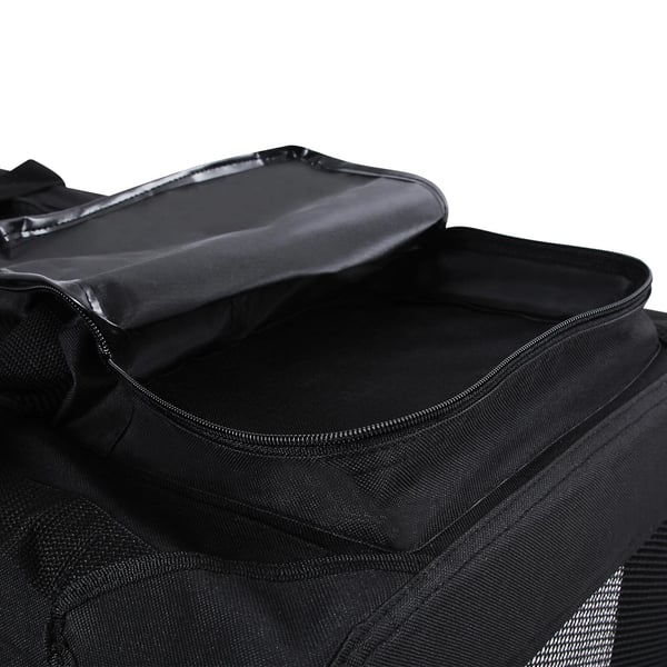 Hundebur, Sammenleggbart Oxford-stoff, 91x63x63 cm, Svart