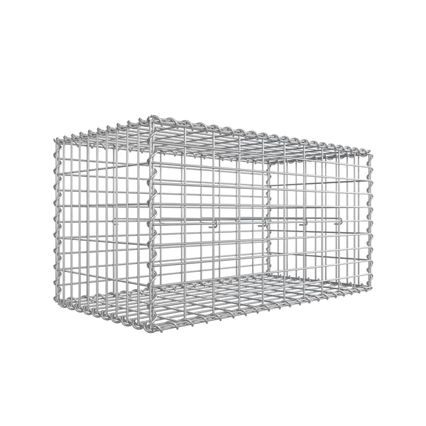 Gabion, 100x50x50 cm, Sølv Gabion, 100x50x50 cm, Sølv
