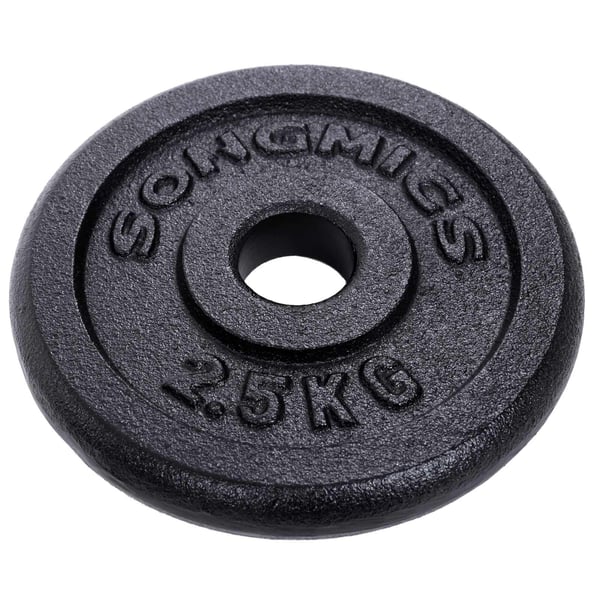 Dumbbellsett, Støpejern, 40 kg, Svart