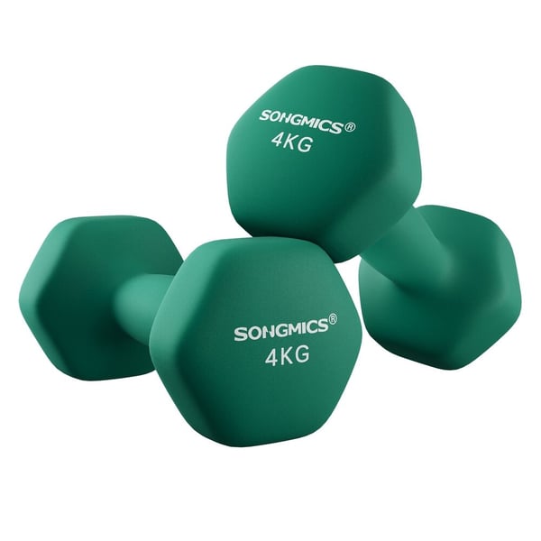 Håndvægte, 2 stk. sæt, 4 kg, Sort Håndvægte, 2 stk. sæt, 4 kg, Sort