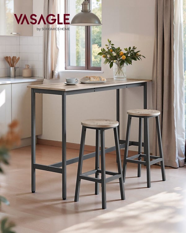 Barstol, 32x65 cm, Greige