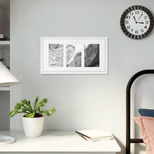 Fotoramme, 24x2x40,5 cm, Hvit