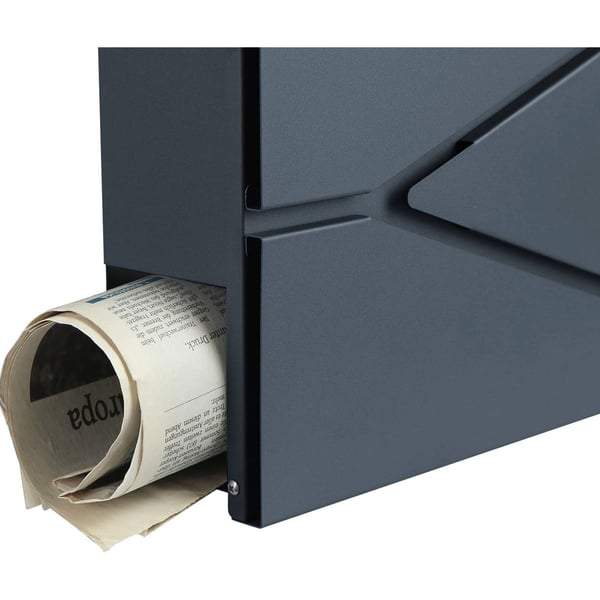 Postkasse, 37x10,5x37 cm, Antracit