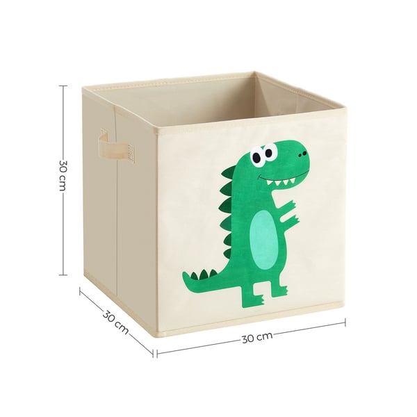 Oppbevaringsbokssett, 30x30x30 cm, Beige