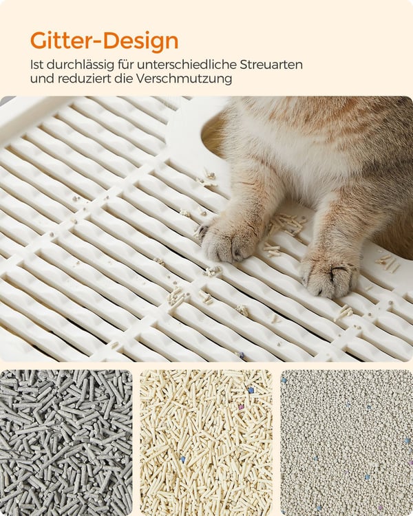 Kattlåda, 54,3x42,5x37,8 cm, Beige