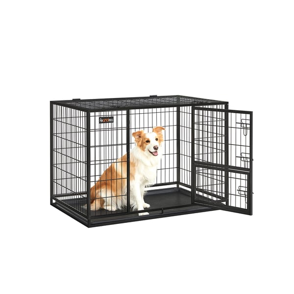 Hundbur, 107x70x74,9 cm, Svart Hundbur, 107x70x74,9 cm, Svart
