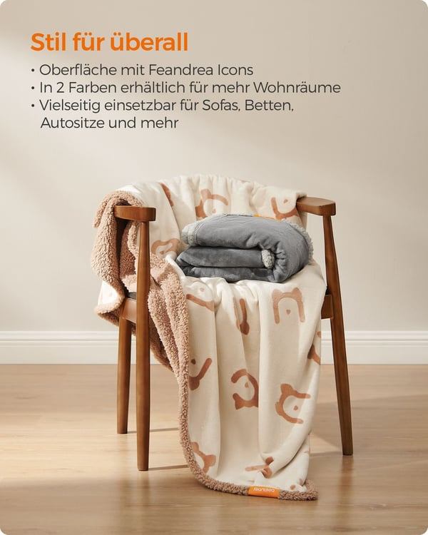 Husdjursfilt, 127x101 cm, Beige