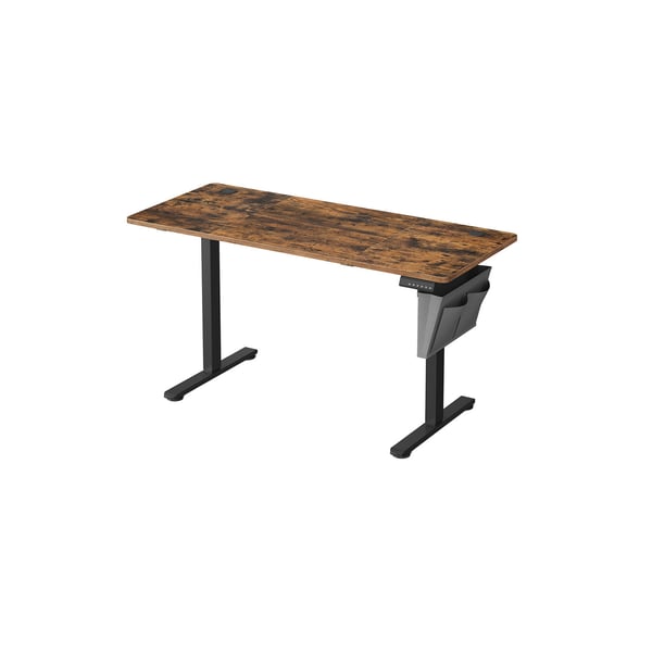 Elektrisk høydejusterbart skrivebord, 60x120x72-120 cm, Hvit Elektrisk høydejusterbart skrivebord, 60x120x72-120 cm, Hvit