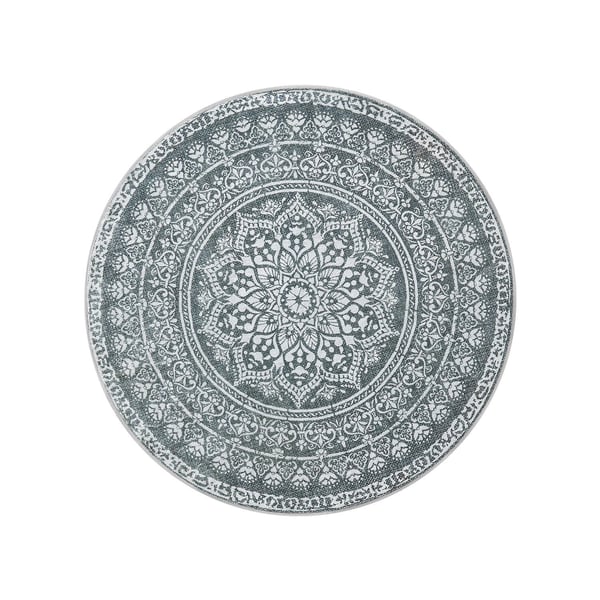 Rundt Tæppe, 160 cm diameter, Antracitgrå Rundt Tæppe, 160 cm diameter, Antracitgrå