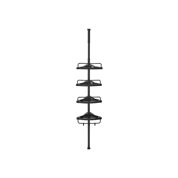 Bruseshelf, 35x25x85-305 cm, Hvid