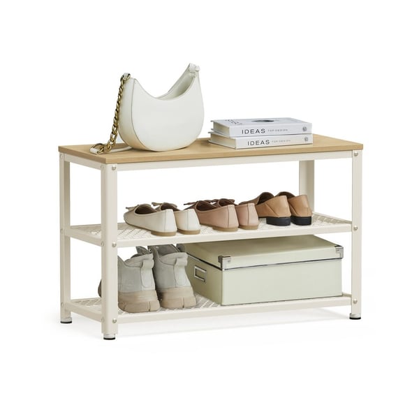 Skobänk, 30x73x45 cm, Beige
