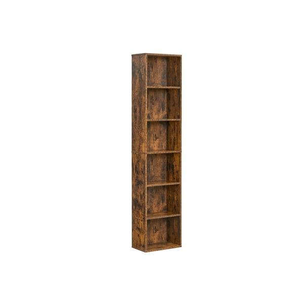 Bokhylle, 40x24x178,5 cm, Brun Bokhylle, 40x24x178,5 cm, Brun