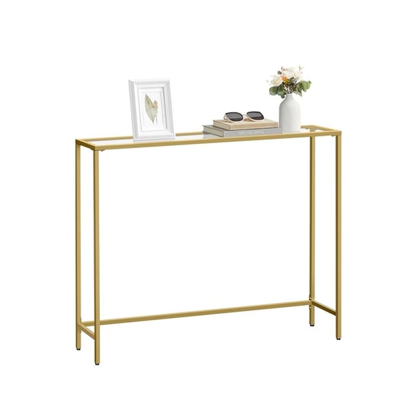 Konsolbord, 20x100x80 cm, Guld