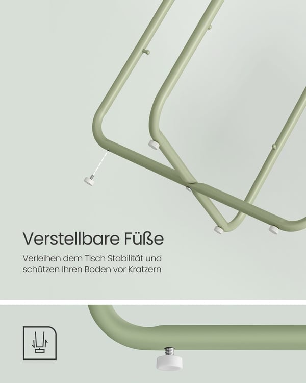 Sidebord, 45x50 cm, Laurbærgrøn