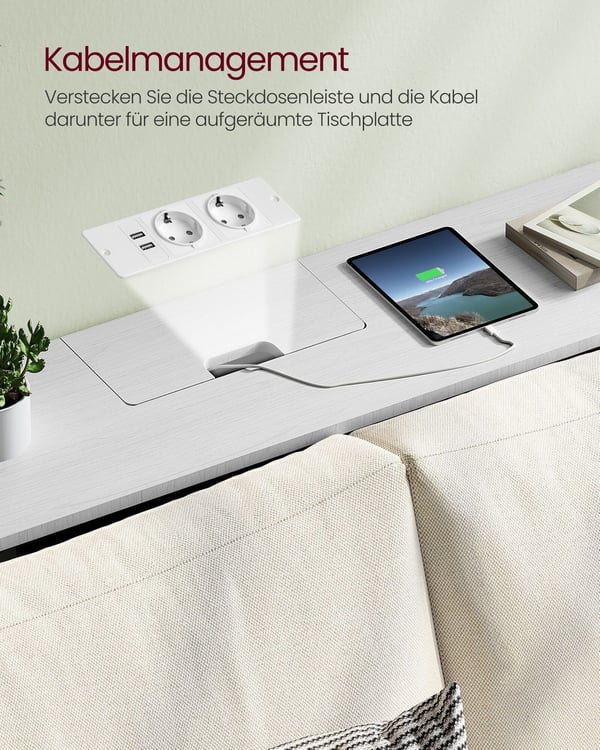 Konsolbord, 25x120x81,1 cm, Hvid