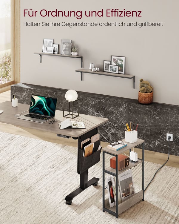 Sidebord, 18x45x58 cm, Greige