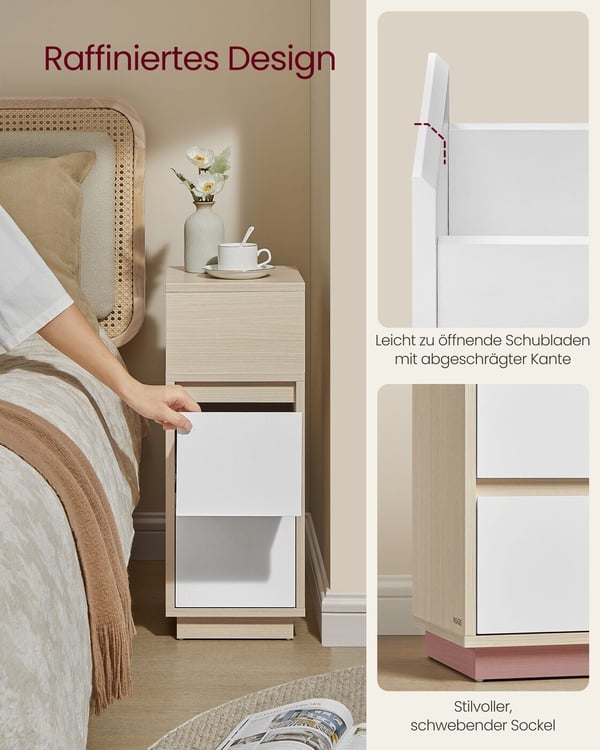 Natbord, 30x25x65 cm, Beige