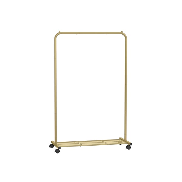 Tøjstativ, Metal, 40,5x91x158 cm, Guld